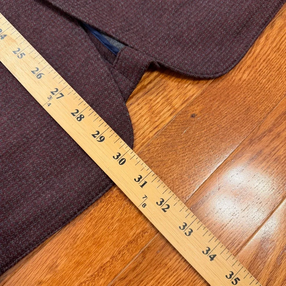 Bonobos Jetsetter Blazer 40R Burgundy Lanificio Fortex Unsturctured Tailored Fit